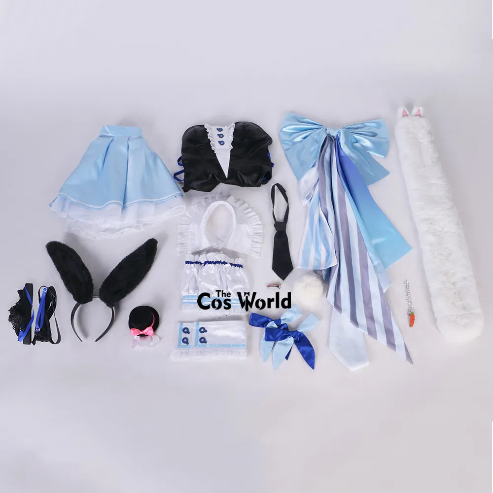 Virtual YouTuber Vtuber Hololive Usada Pekora Bunny Girl Uniform Outfits Anime Cosplay Costumes