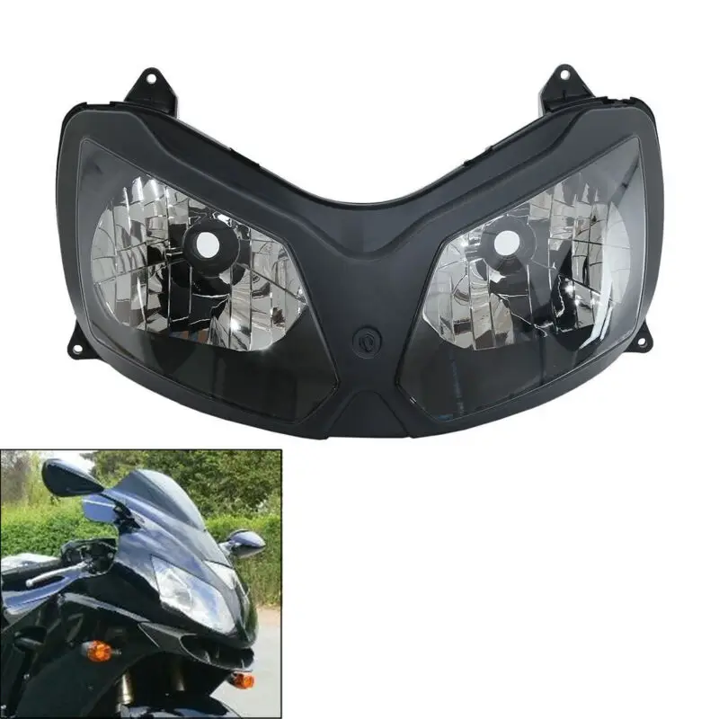 

Motorcycle Clear Front Headlight Headlamp Assembly For Kawasaki Ninja ZX12R ZX 12R 2002-2005 2003 2004