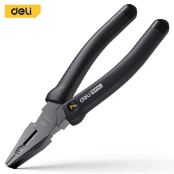 Deli 7 inches Multifunction Pliers Combination Pliers Stripper Crimper Cutter Heavy Duty Wire Pliers Diagonal Pliers Hand Tools