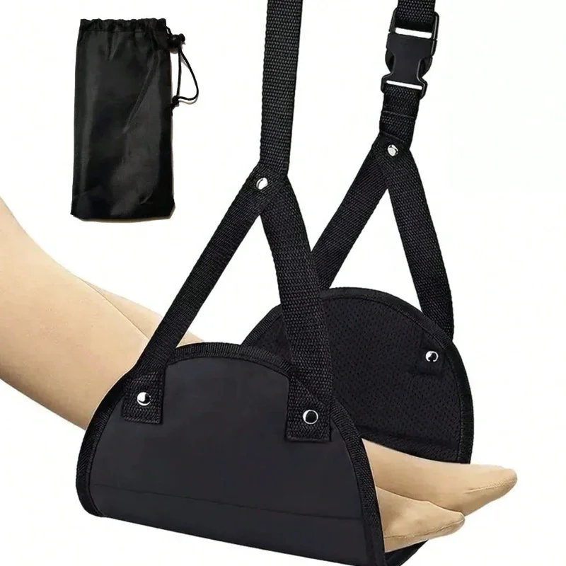 

Дорожные аксессуары, портативная простая дорожная подставка для ног в самолете, регулируемый дорожный ремень безопасности, легкая подставка для ног для офисного гамака