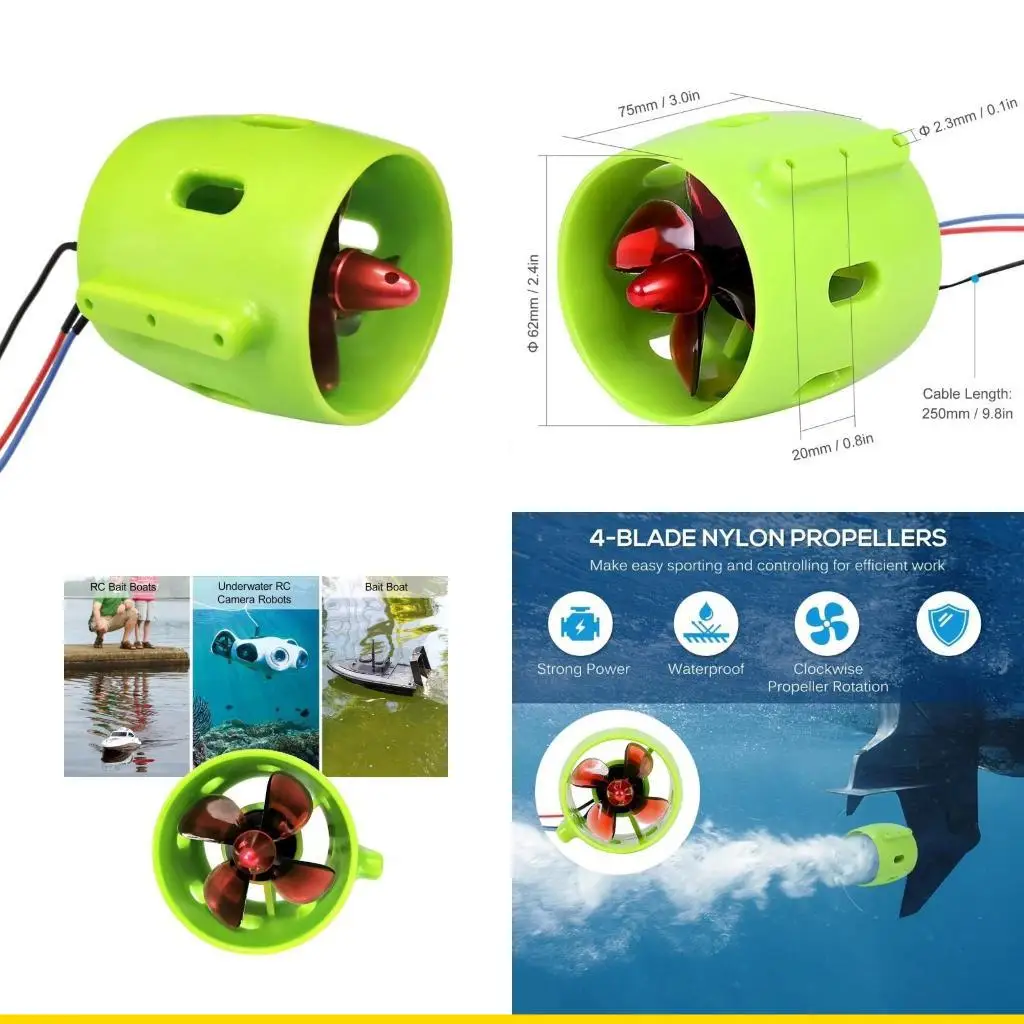 

SZCH Подводный мотор Нейлон Бесщеточный мотор для приманки лодок энтузиастов