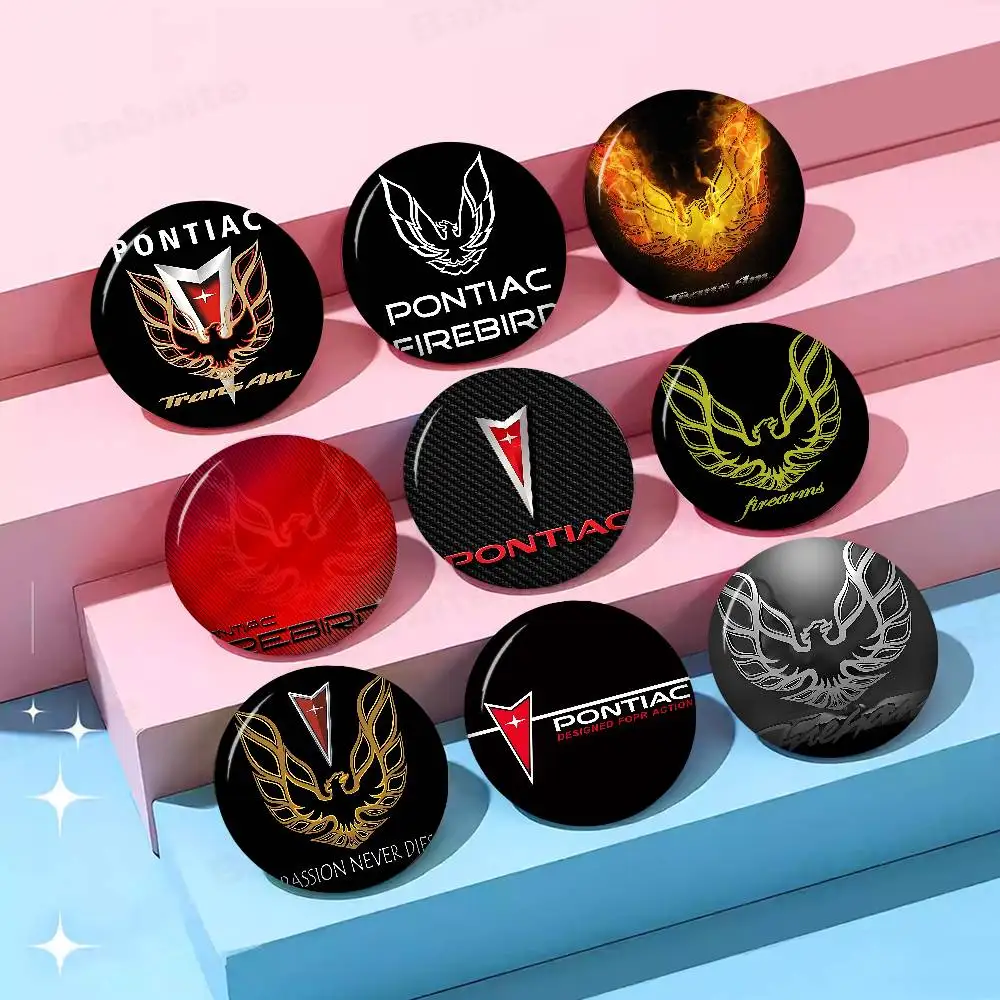 Pontiac Firebird Trans Soft Button Pin Bright Printed Icon Gift For Friends Badge Collar Brooch Lapel Pin Metal