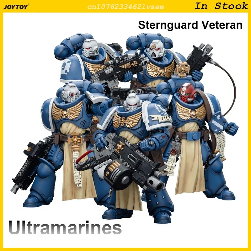 JOYTOY Warhammer 40K Ultramarines Sternguard Veteran Sergeant 1/18 ตัวเลขการกระทําอะนิเมะ 12 ซม.ตุ๊กตา GK คอลเลกชันรุ่นของเล่นของขวัญ