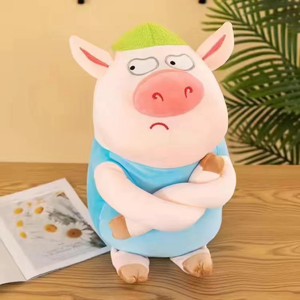 40 см тянущая свинья трехцветная забавная забавная кукла Angry Pig плюшевая игрушка декоративная подушка высокого качества подарок на день рождения и Рождество