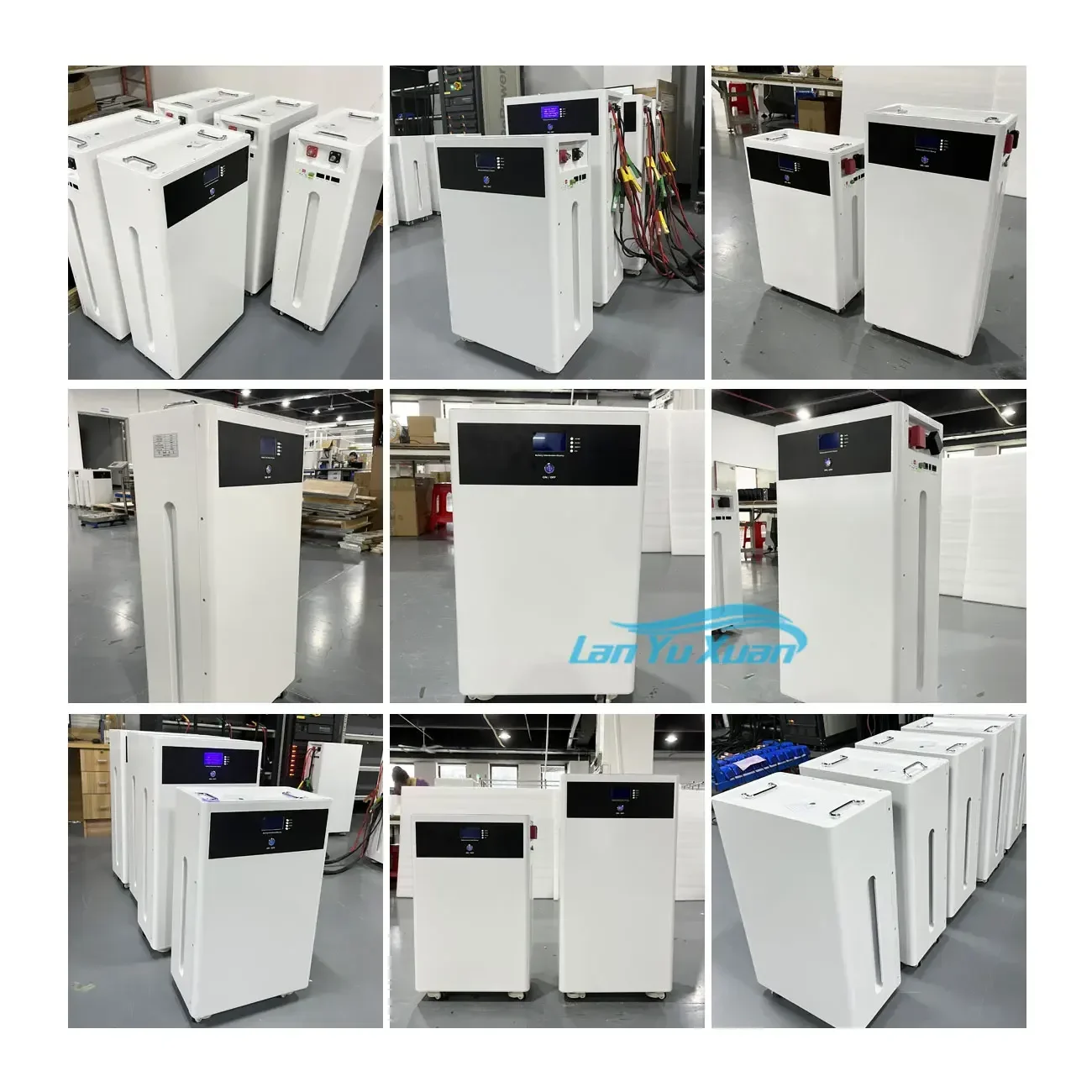 Bateria de lítio solar de 51.2v 15kwh, BMS LiFePO4 integrado