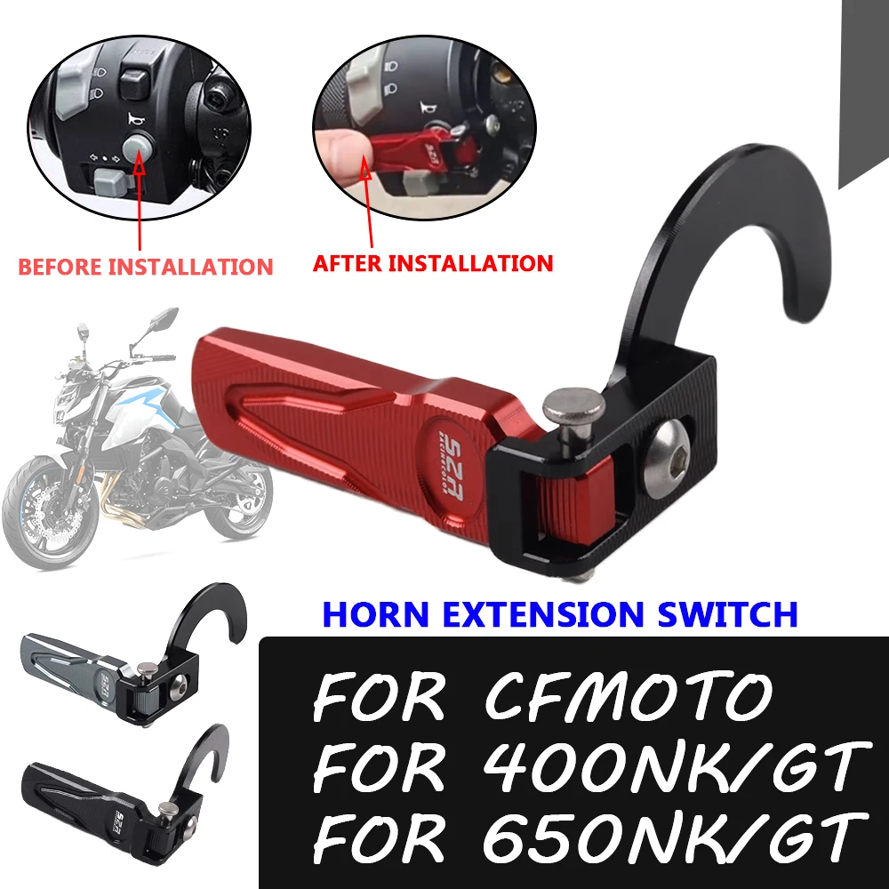 

Motorcycle Accessories Horn Switch Extender Extension Button Lever For CFMOTO CF MOTO CF400 400NK NK400 NK 400 NK 650 GT 650GT