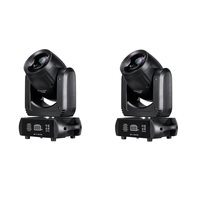 2pcs  Mini LED Moving Head Light 150W Beam+Spot+18 Rotating Prisms Dj Dmx Stage Light Effect Light Disco Dj Bar