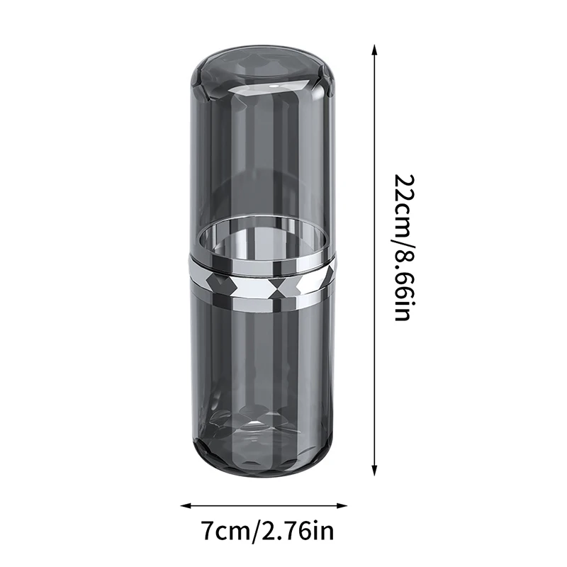 Soporte para cepillo de dientes y pasta de dientes, organizador de viaje para baño, taza de lavado portátil, caja de almacenamiento de plástico, soporte para cepillo bucal