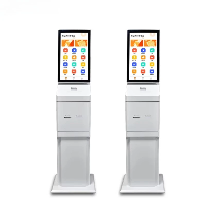 

21,5-дюймовый киоск с сенсорным экраном, киоск для оплаты самообслуживания Android с устройством чтения карт NFC