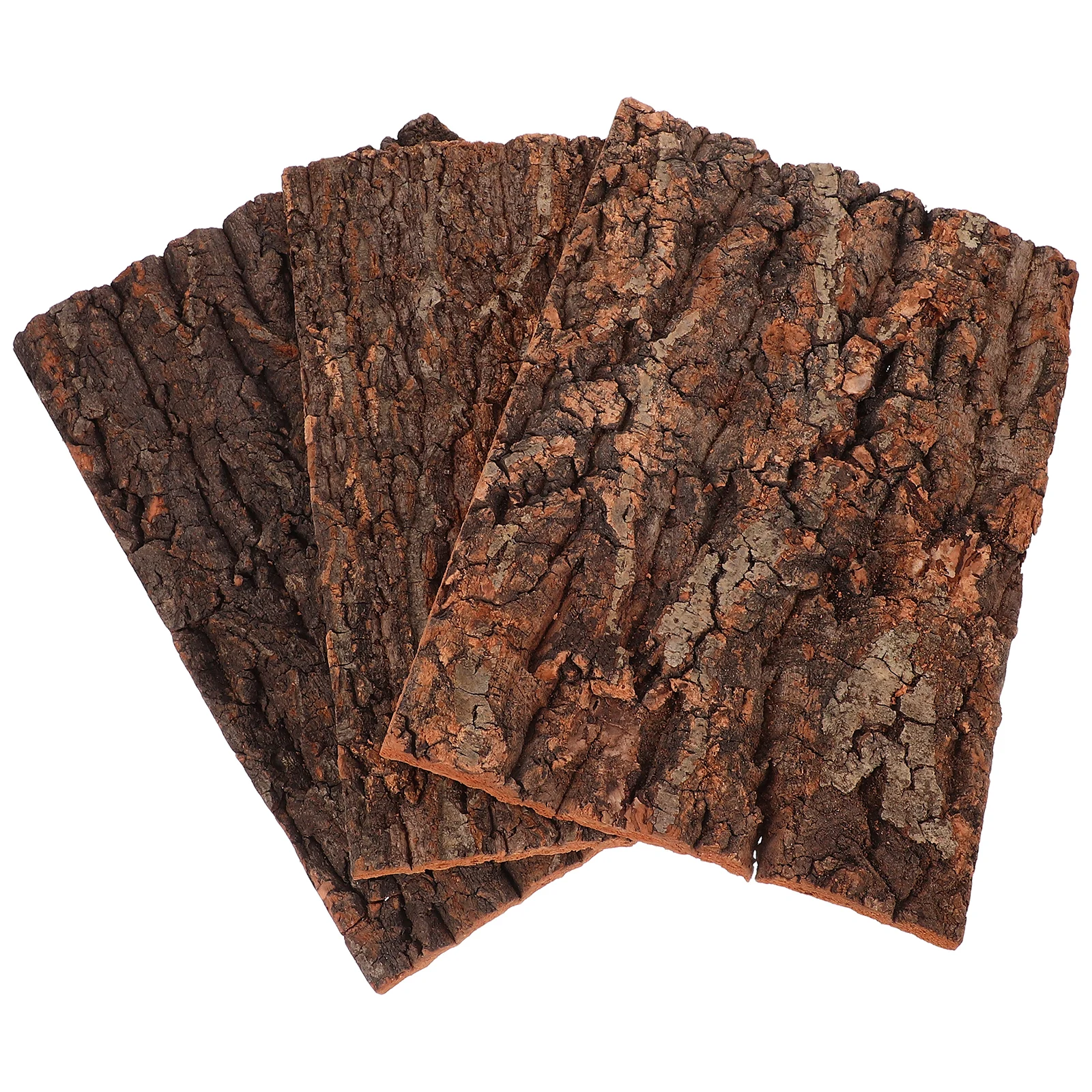 

3 Pcs Climbing Bark Toy Bearded Dragon Tank Flooring Tree Platform Glass Decor Background Reptile Terrarium Backdrop Cork