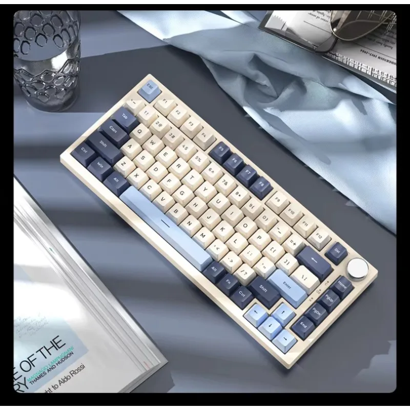 for Attack Shark K85 82-Key 75% RGB Russian Korean Wholesale USB Wired Magnetic Mechanical Keyboard