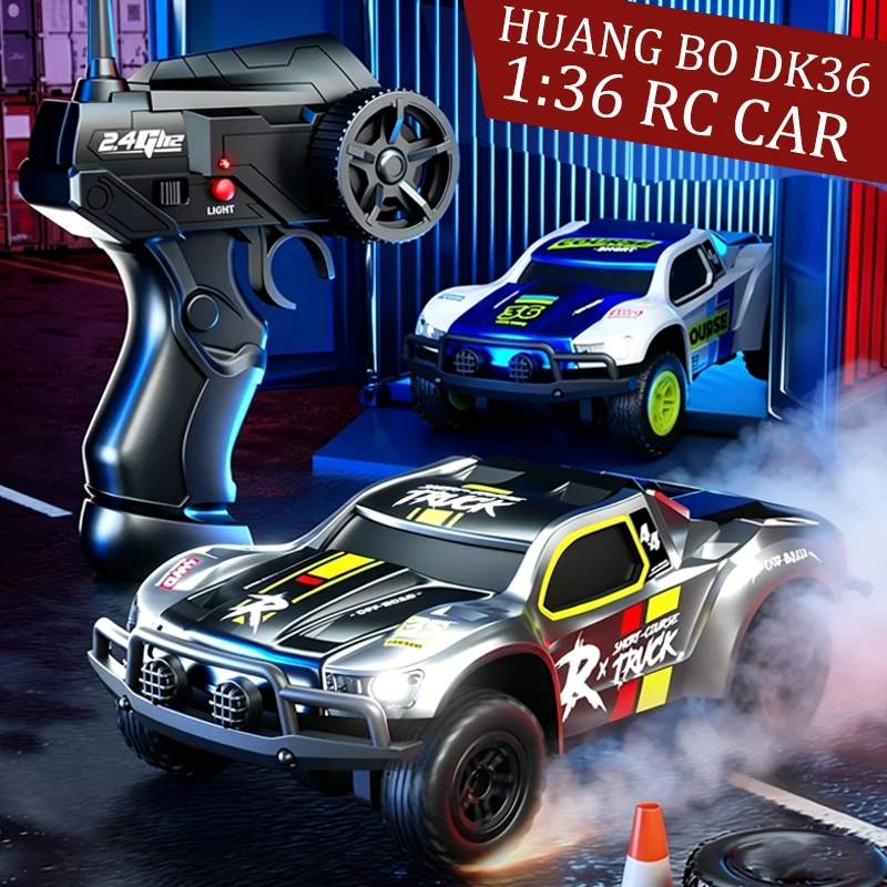 

HUANGBO DK36 RC Car 1:36 Small Short Card Four-wheel Drive Racing Car Small Electric Off-road Vehicle Boy's Adult Toy Gift