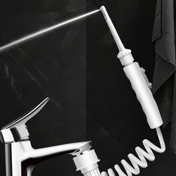 New Faucet Oral Irrigator Portable Teeth Cleaner Dental Water Flosser Pressure Adjustable Water Pick Jet Flossing No Charge Need