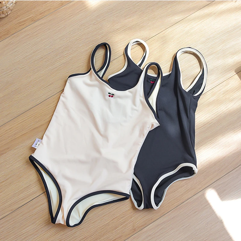 Baby Swimsuit Summer Sling Sleeveless Backless Swimwear Quick Drying Sun Prevent One Piece Swim clothes Bikini Pajama Beach Suit