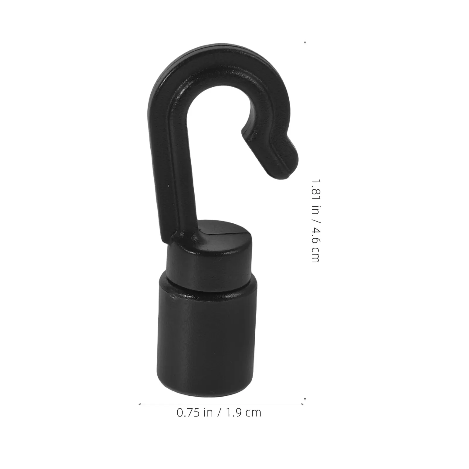 30Pcs Kayak Lashing Hooks Lightweight Strong Plastic Bungee String Hooks for Boat Canoe Camping Gear Securing Outdoor Use