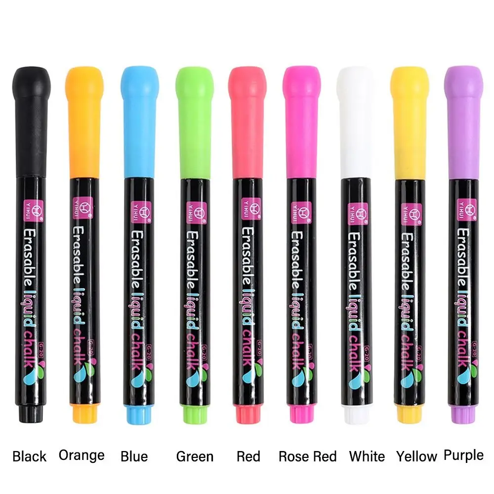 Dust Free Led Board Writing Blackboard Graffiti Liquid Chalk Pen Whiteboard Pen Highlighters Art Marker Pen