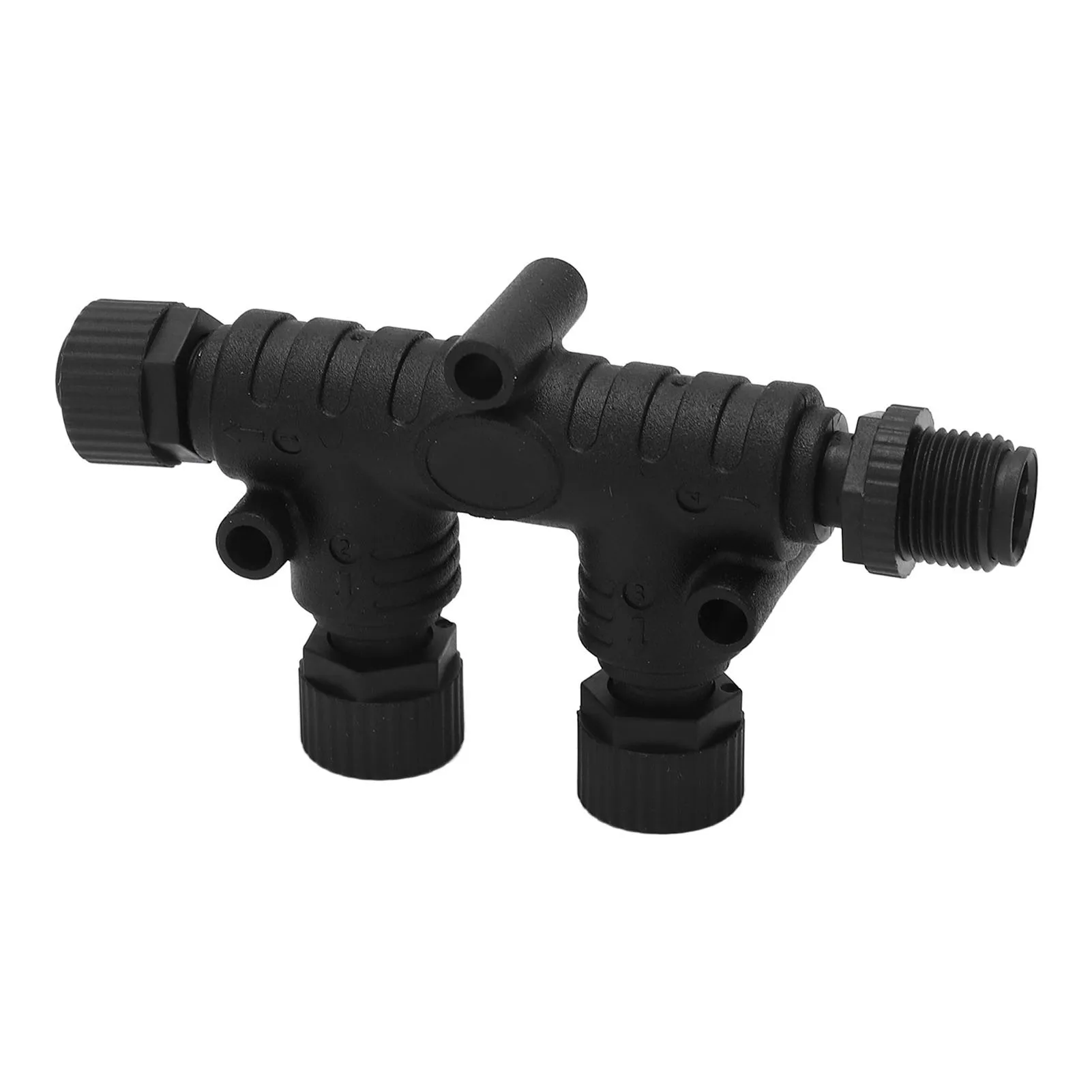 Terminator NMEA 2000, 2-portowy, gwint M12, 5-pinowy, wodoodporny IP67, uniwersalny, do sieci B i G.