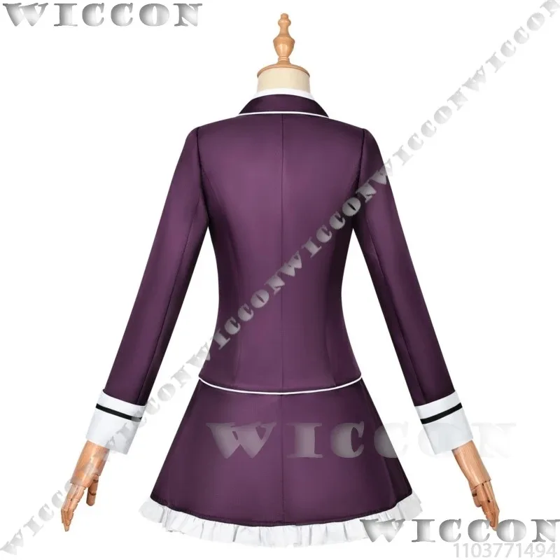Iki Hiyori Anime Game DIABOLIK LOVERS Cosplay Costume Blonde Wig School Uniform JK Women Girl Daily Suit Holloween Customizeda;2