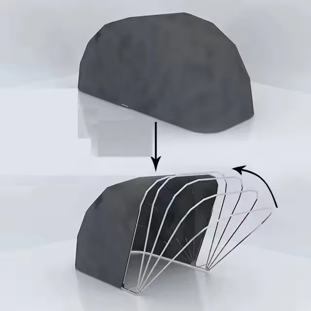 

Высококачественный портативный автоматический сборный чехол для гаража, новая выдвижная уличная палатка для укрытия автомобиля из ткани Оксфорд