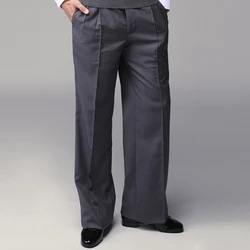 New Men Modern Dancing Pants Male National Standard Latin Dance Trousers Adults Samba Ballroom Dance Practice Wear SL9594