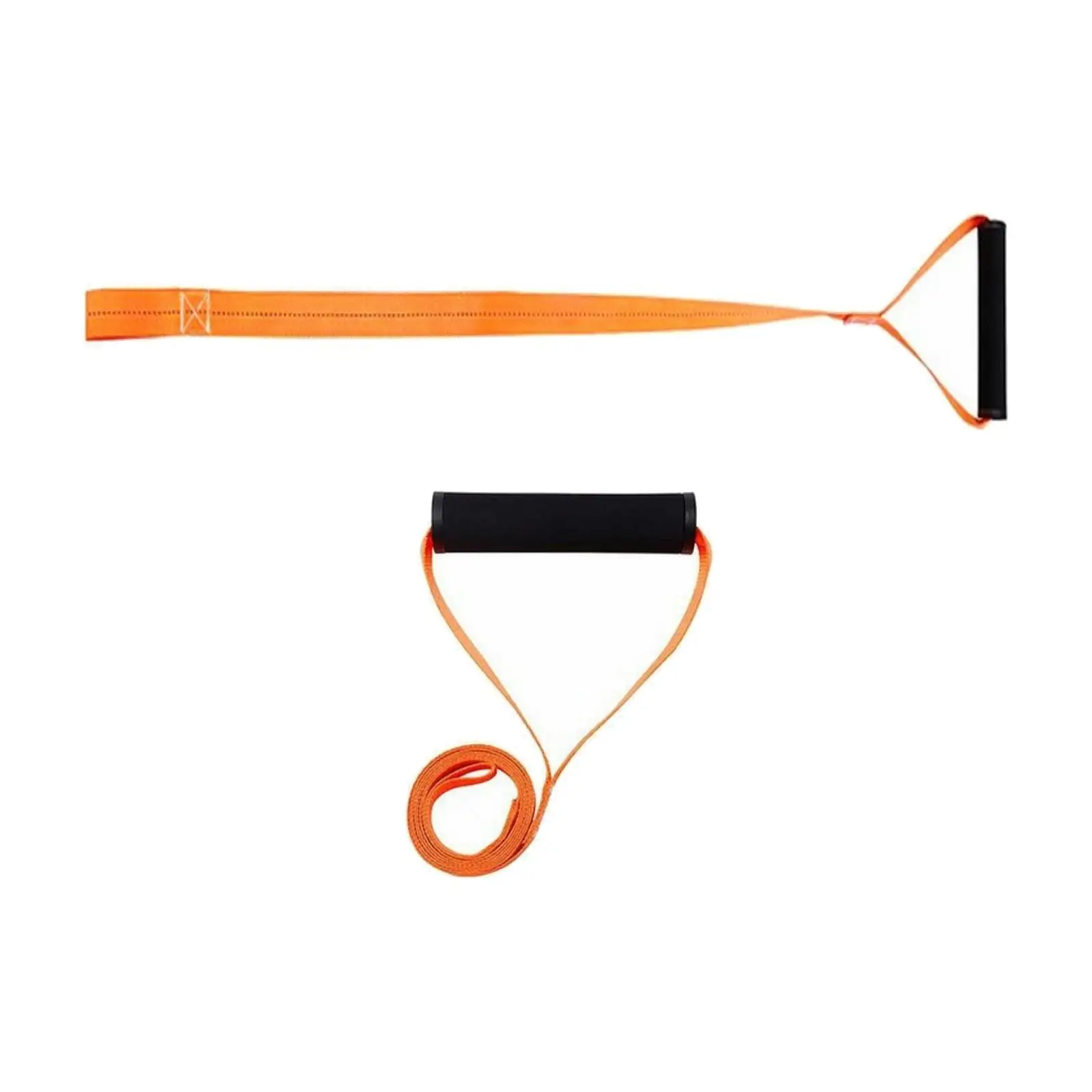 Hunting Deer Hauling Strap with Reinforced Stitching and Padded Handle Compact Foldable Towing Rope for Game and Logs in Forest