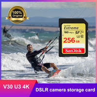 SanDisk Ultra/Extreme/Extreme PRO SD Card 32GB Class10 SDHC Flash Memory Card 64GB 128GB 256GB SDXC C10 SD Cards U3 V30 4K UHD