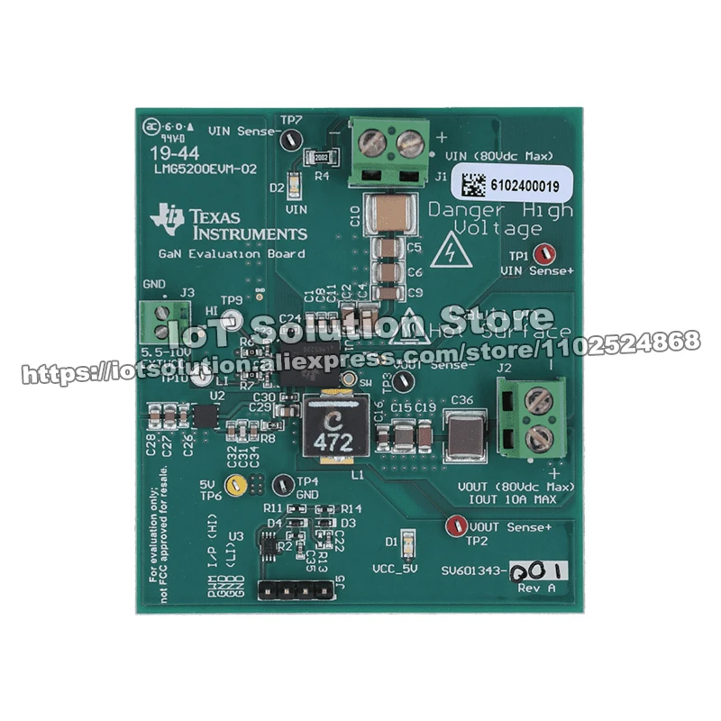 LMG5200EVM-02 LMG5200 GaN power stage evaluation module LMG5200EVM 02