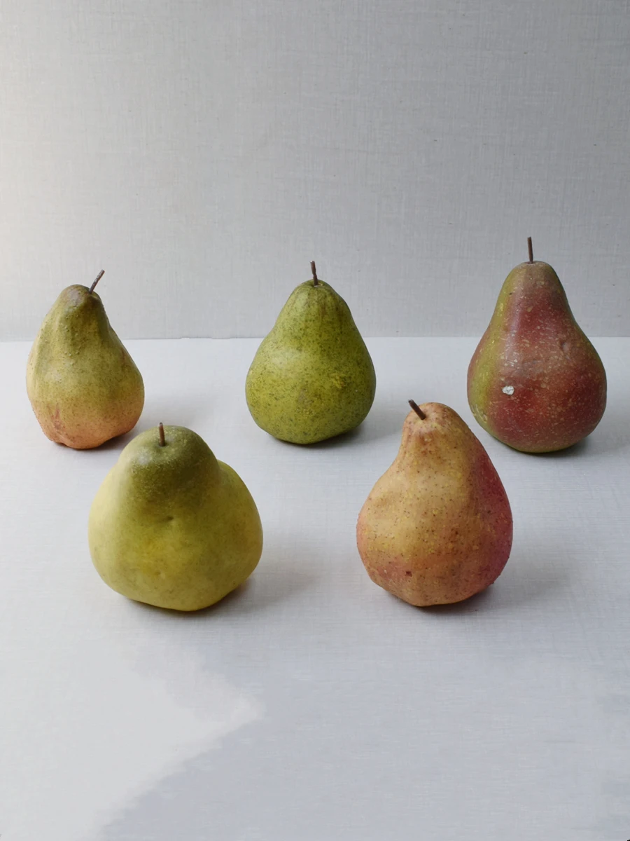 Künstliches Birnenform-Modell, dekoratives Obst, das Einheit symbolisiert, ideal für Ausstellungsraumdekorationen, Heimdekorationen im chinesischen Stil