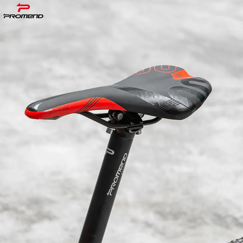 PEOMEND SD-563 Mountain Bike Cushion, PVC Leather Memory Sponge Saddle, Bicycle Accessories