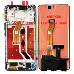 Original AMOLED 6.78'' For Huawei Honor Magic6 Lite Display X9B LCD Screen X50 Frame Touch Digitizer For Honor X9B Magic 6 Lite