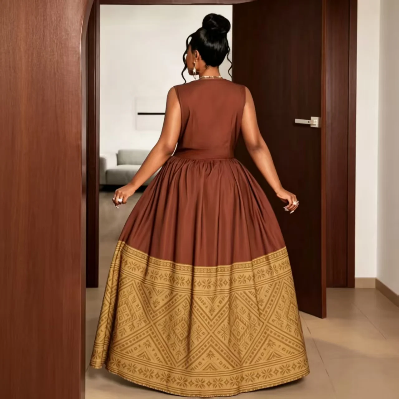 Thumbnail 2 - #4 Trending Womens Plus Size Maxi Dress Right Now