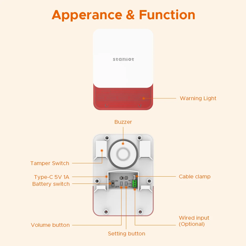 staniot-433mhz-indoor-siren-alarm-wireless-anti-theft-115db-high-decibel-smart-home-devices-waterproof-for-house-alarm-system