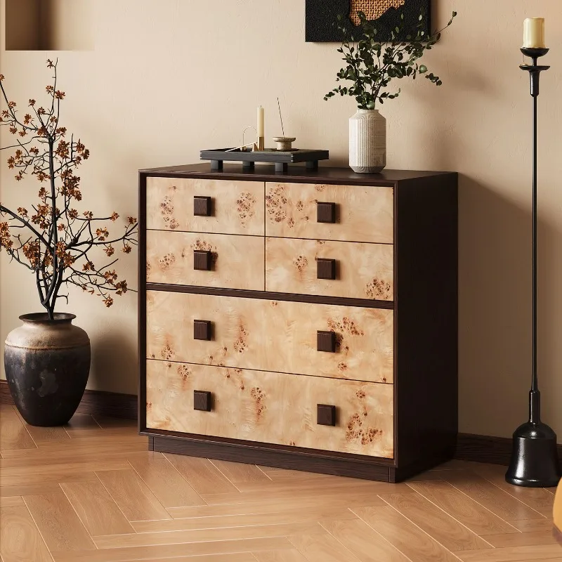 

TV cabinet all solid wood floor-to-ceiling locker medieval silent wind living room home retro TV cabinet