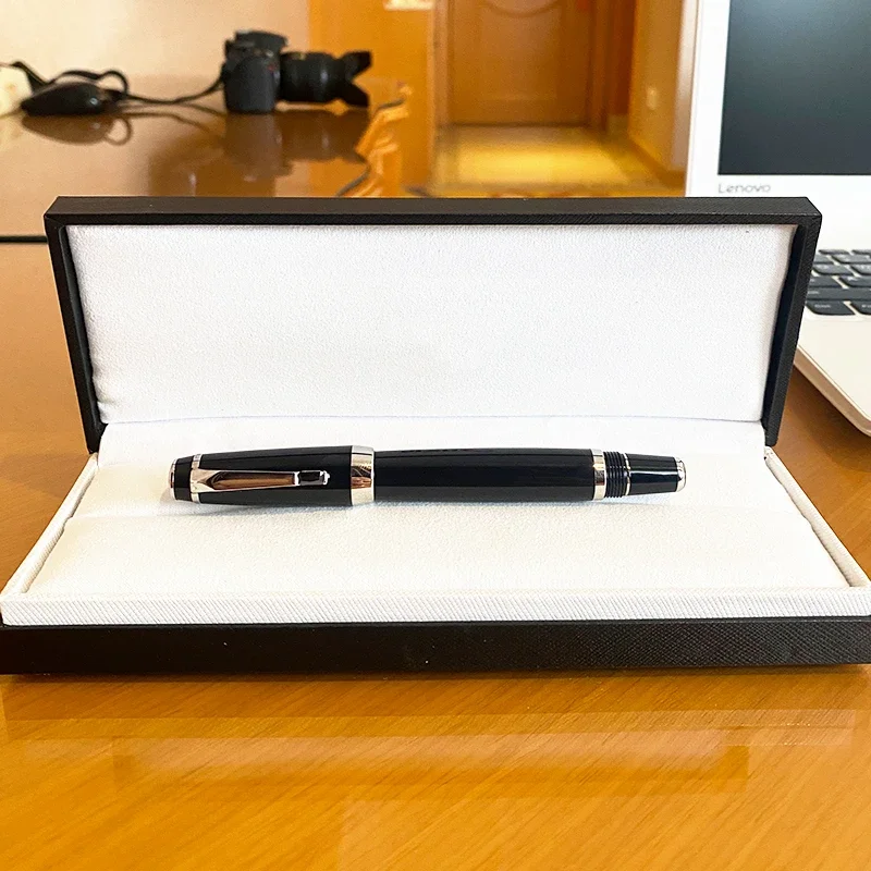 Luxury Black Classic Fountain Ball Pen, Signature Pen, School Writing Supplies, Office Stationery, 100% Brand New, 25563