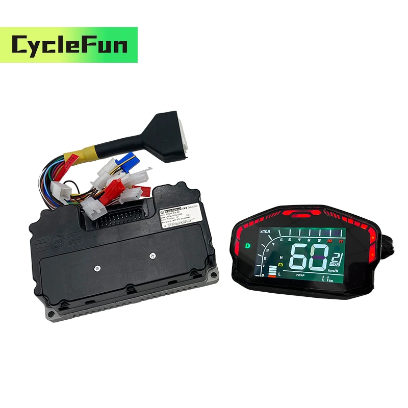 FOC IPMSM FarDriver ND72260 48V 60V 72V 80A 1KW 2KW BLDC Controller motore e-scooter con display colorato DKD