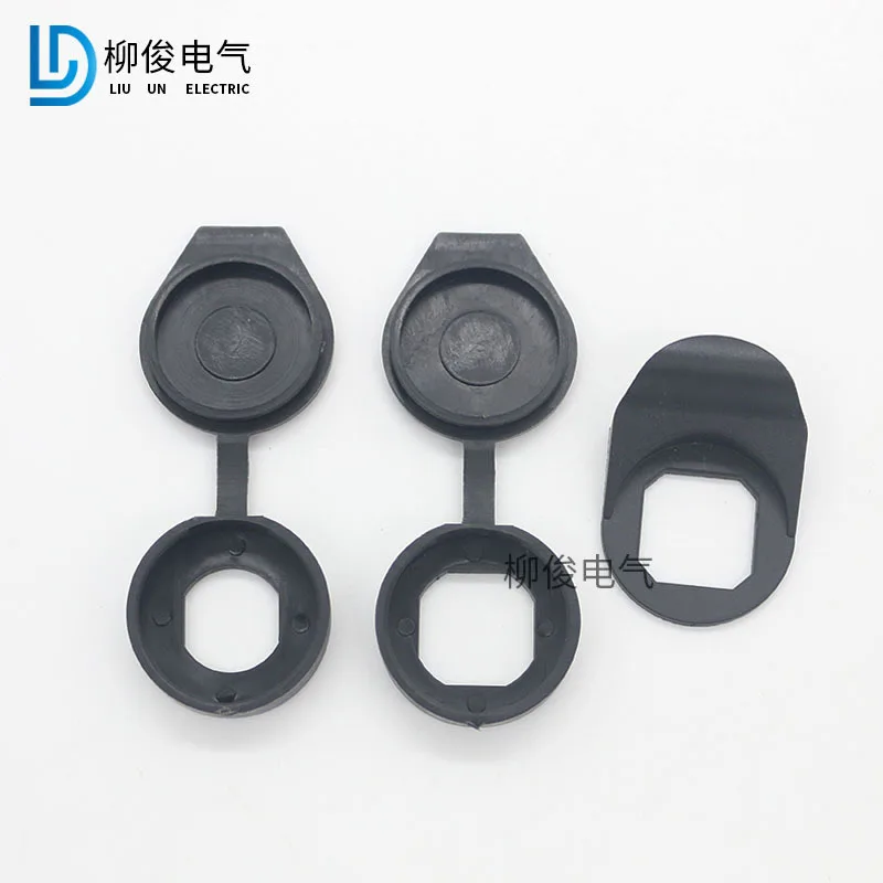 

6pcs Plastic Trash Bin Rain Cover Waterproof Lid For Garbage Cans Outdoor Switch Cabinets Universal Fit Flexible