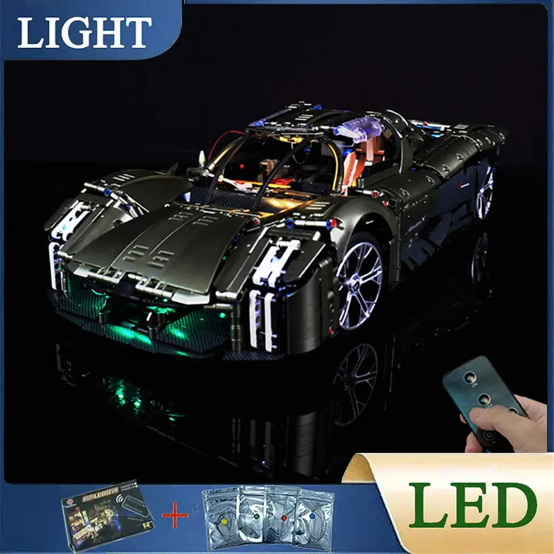 DIY LED Light Kit For LEGO GULY 10626 911 Sports Car Hypercar Building Block Set（Only LED Light,Without Blocks Model）