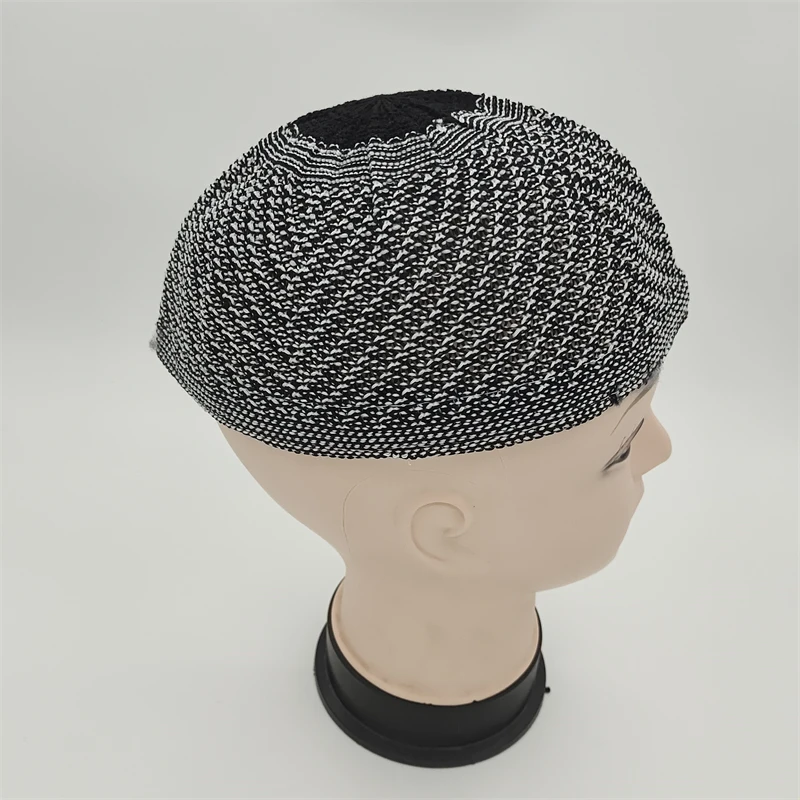 Fez-gorros musulmanes para hombres, ropa de oración de Turquía, gorro de punto Kufi Kippah islámico, Arabia Saudita, lana de malla judía, envío gratis