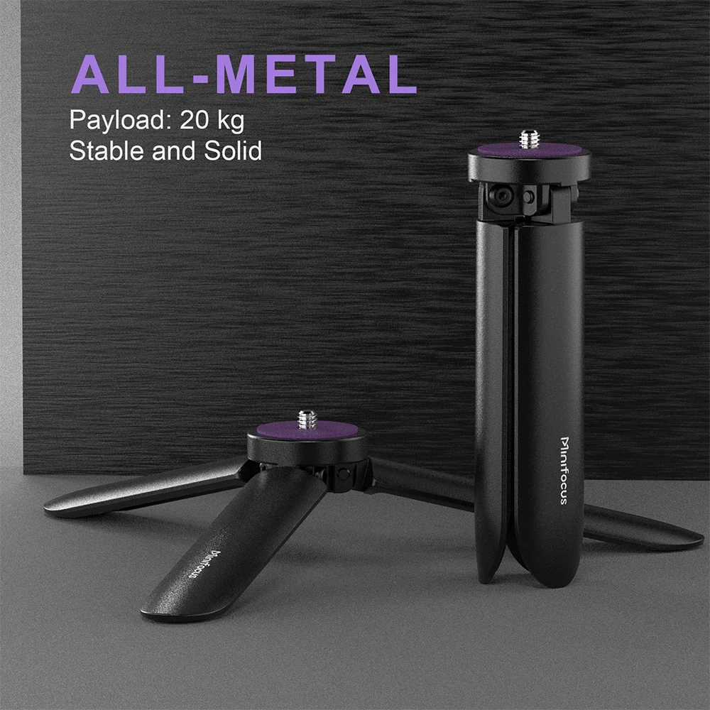 OSMO 모바일 3 OM 4 삼각대 스탠드, 미니 삼각대, 1/4 인치 나사 포함, DJI OSMO 모바일 4 3 2 OSMO 포켓 2 Zhiyun Smooth q 4 Q Moza Feiyu