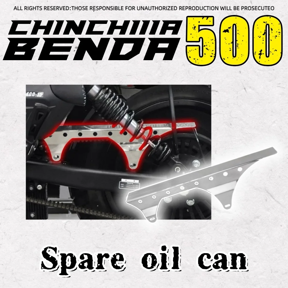 

For Benda ChinchiIIa 500 Custom Stainless Steel Chain Cover Vintage Belt Guard Protective Cover Decorative Accessories