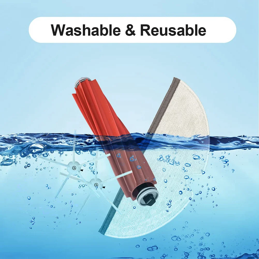 แปรงลูกกลิ้งอะไหล่แปรงหลักแปรงด้านข้าง HEPA Filter สําหรับ Q7Max + T8 เครื่องดูดฝุ่นอุปกรณ์เสริม