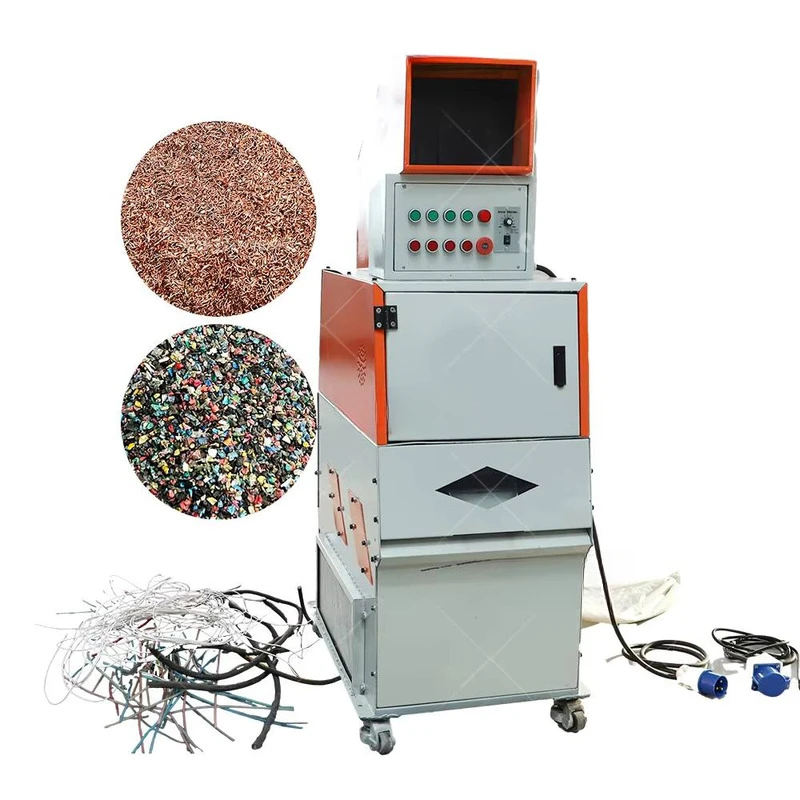 Miniature Recycling Machine, Small Granulator, Used For Waste Wire Cable Separation And Copper Particle Recovery