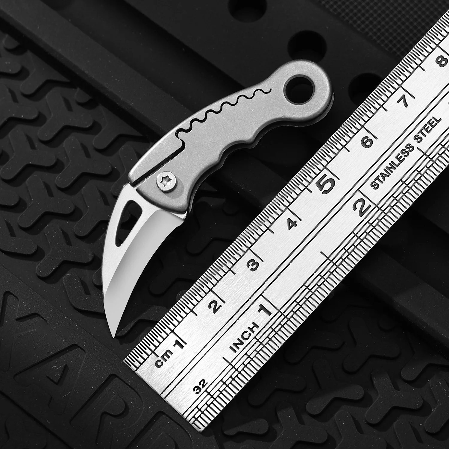 Mini faca de liga de titânio,  - Power Key Tools avaliação e preço