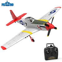 P51D RC Plane 750MM Wingspan 4-Ch RC Aircraft RTF Mustang Airplane W One-key Aerobatic RC Toys Gifts  (761-5 RTF)