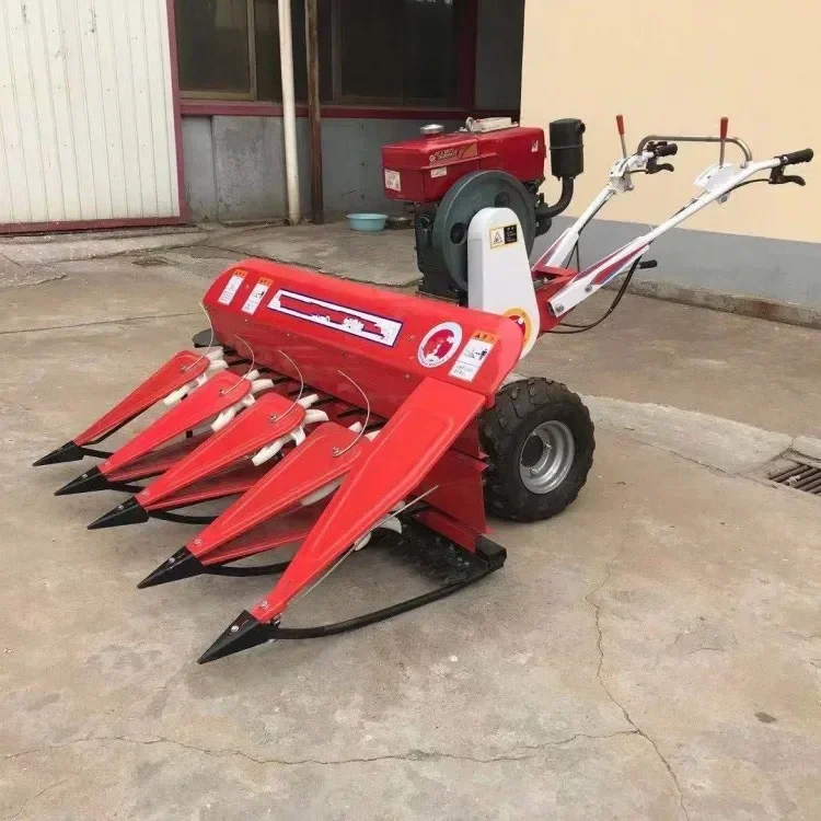 

#Multifunctional Wheat Mower Agricultural Selfpropelled Corn Harvester Household Alfalfa Straw Rice Harvester Mini Reaper Binder