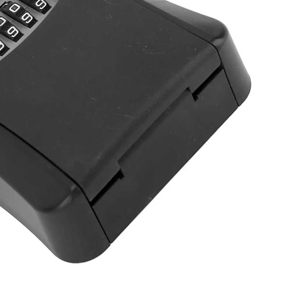 Portable Anti-Theft Key Lock Box Wall Mounted Resettable Code Combination Lockbox Key Storage Box Outdoor
