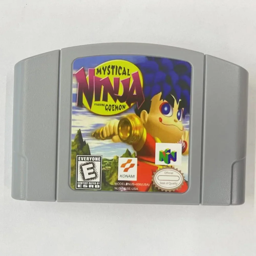 

N64 Game Cartridge US Version -Mystical Ninja Starring Goemon