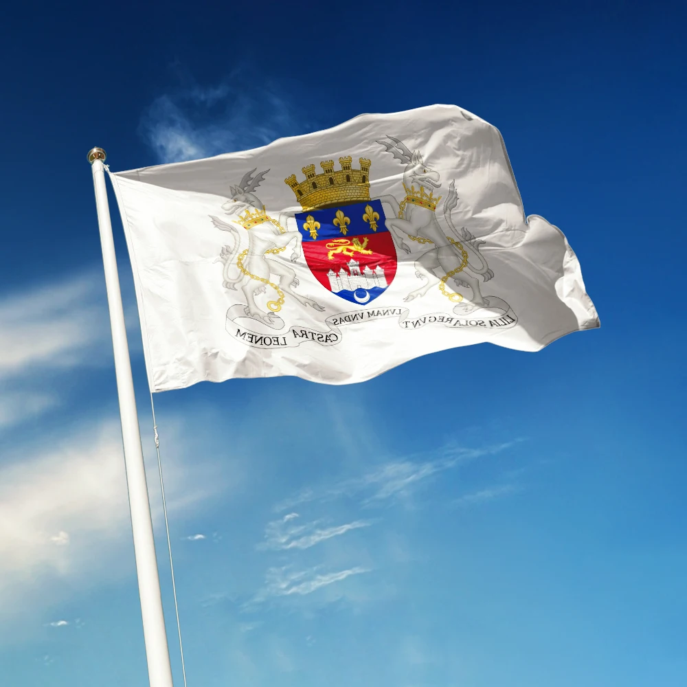 3x5 Ft Bordeaux Flag Vivid Color and Fade proof a region in France Flags Polyester with Brass Grommets