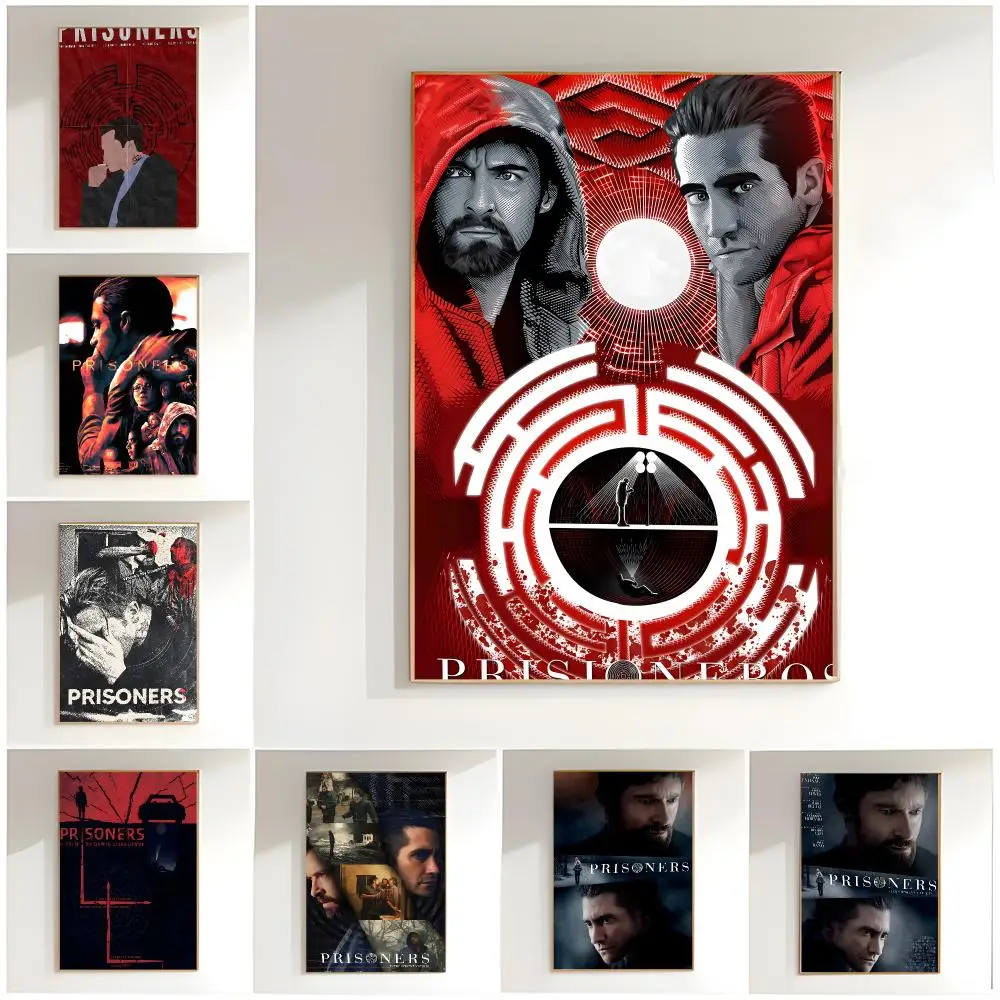 thriller movie p-prisoners Poster Classic Wall Art  Home Decor  Peel and Stick Unframed