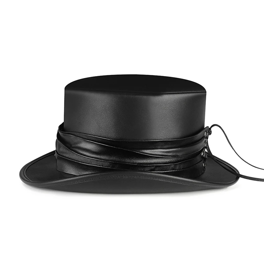 Chapeau Steampunk Oeil de Chat pour Femme, Sorcière Médiévale, Magique, Cosplay, Anime, Gothique, Cuir Vintage, Halloween, Carnaval, MasTim ade, Équipement de Sauna